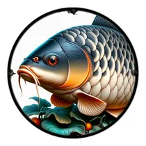Comprar #911 - Cuadro Decorativo Vintage Pesca Boga Pez Caña Rio Mar