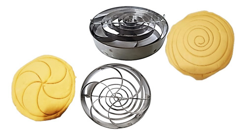 Marcador Cortador Conchas Set 2 Pzs Metal 4 Vistas 10 Cm