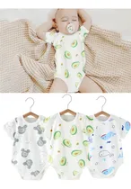 Comprar Pañaleros Set 3 Piezas Algodón Manga Corta Bebés Niño Niña