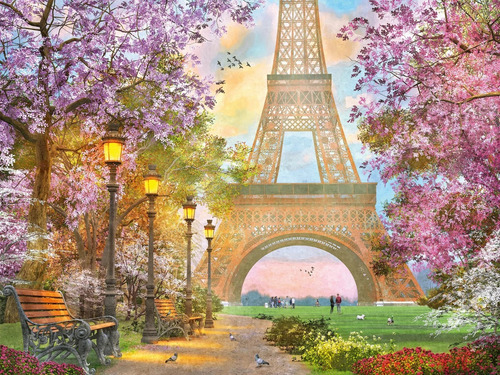 Puzzle Romance En Paris 1500 Pcs - Ravensburger