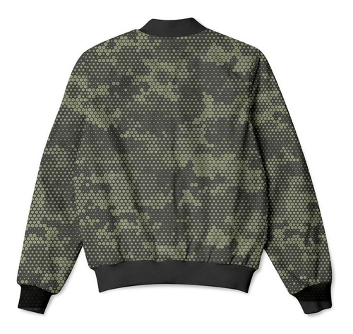 Imagen 2 de 2 de Campera Bomber Camuflado Mod 1