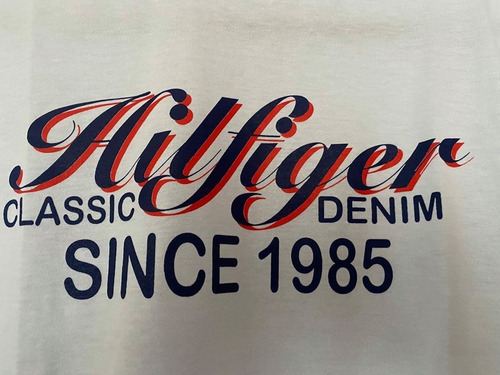 Remera Celeste Claro Importada Con Logo Tommy Hilfiger