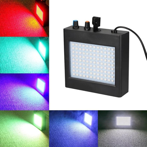 Strobo Led Colorido 108 Leds Iluminação Pisca Show Xh-108rgb