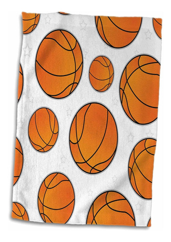 Toalla De 3d Rose Basketball Star Pattern, 15  X 22 