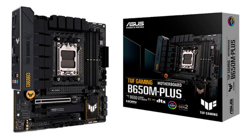 Placa Mãe Asus Tuf Gaming B650m-plus, Amd Am5, Matx, Ddr5 Preto