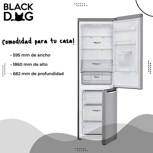 Heladera Inverter No Frost LG Con Freezer 336l Bde