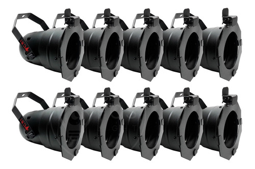 10x Refletor Par38 Com Lâmpada Led Dimerizável + Bandoor +pé