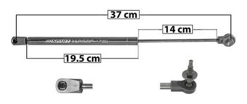 Amortiguador Vidrio Grand Cherokee 99-04 Cajuela Der Iz Mkra