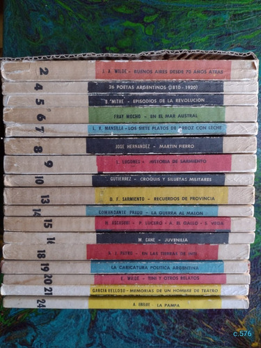 Libros De Literatura Argentina Serie Del Siglo Y Medio
