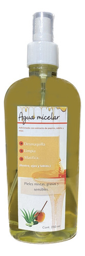 Agua Micelar Con Extracto De Pepino Sabila Y Miel 250 Ml