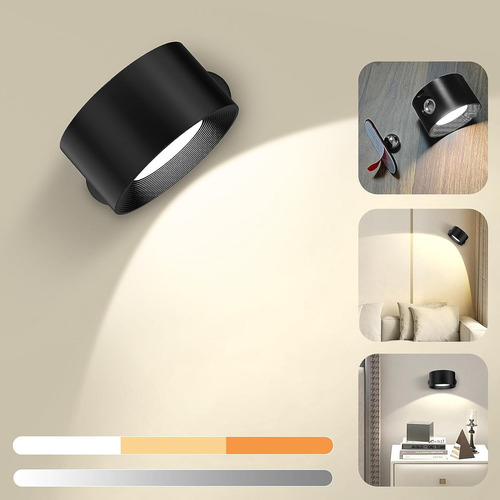 A Aplique De Pared Interior Regulables Moderno 360° De
