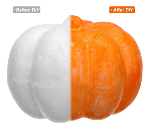 20 Calabazas De Espuma Blanca, Calabazas De Poliestireno,