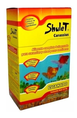 Shulet Alimento Peces De Agua Fría Escamas 2,2 Kg Goldfish  