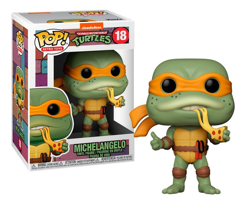 Funko Pop Nickelodeon Las Tortugas Ninja Michelangelo