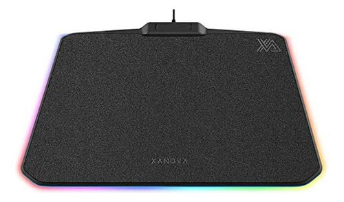 Mouse Pad Rgb Usb Xanova Phobos Luxe-r Cor Preto