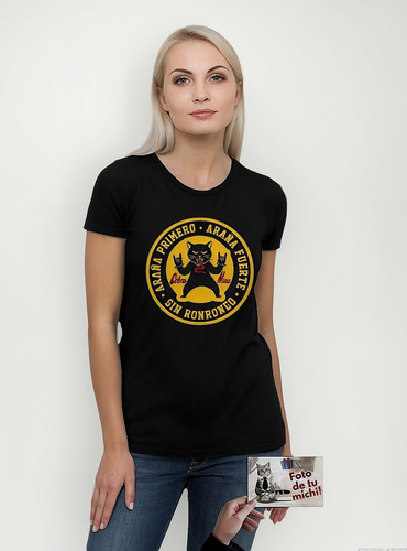 Playera Cobra Kai Cat Version Cobra Miau + Sticker