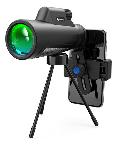 Telescopio Monocular, Alta Definicion De 12 X 50, Con Soport