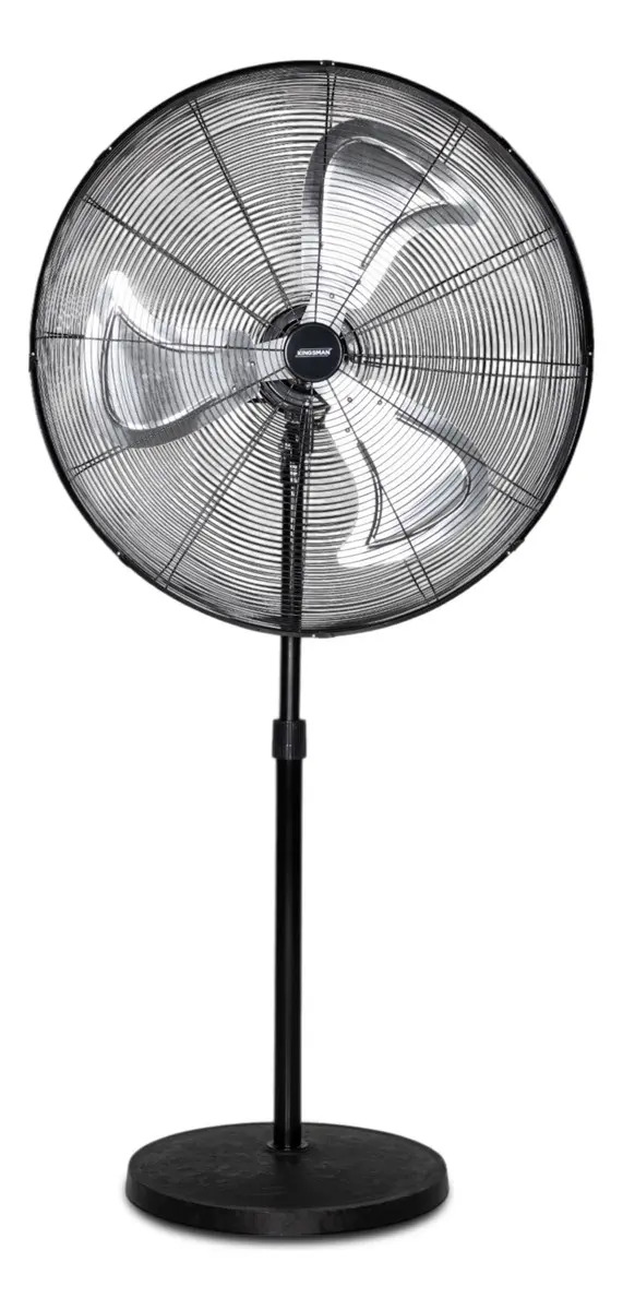 Ventilador Industrial de Pie Kingsman de 30 Pulgadas con 3 Velocidades