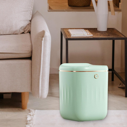Cubo De Basura Inteligente Con Sensor De Movimiento Para