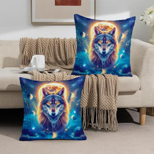Fundas De Almohada 18x18 Juego De 2, Cálidas Y Suaves Fundas