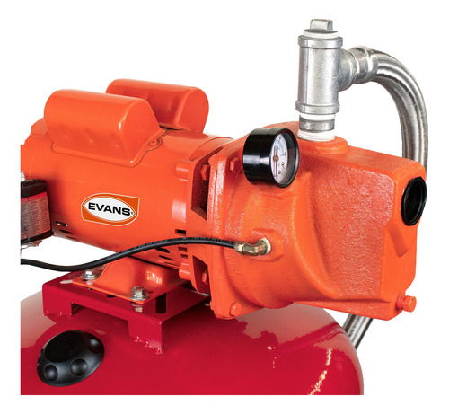 Equipo Hidroneumático Evans Bomba Jet 1hp 80l Vert 110/220v