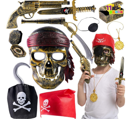 Joyin 10 Piezas Accesorios De Disfraz De Pirata De Halloween
