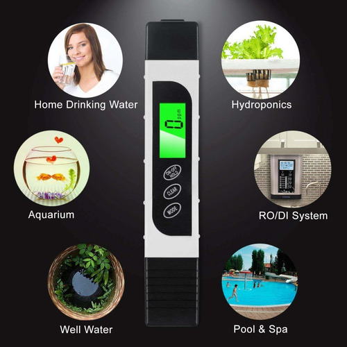 Nuevo Medidor Tds Conductimetro Y Termometro Digital
