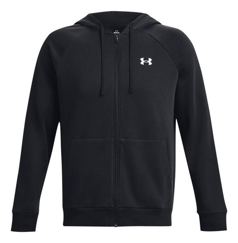 Sudadera Under Armour Negra Afelpada Para Hombre