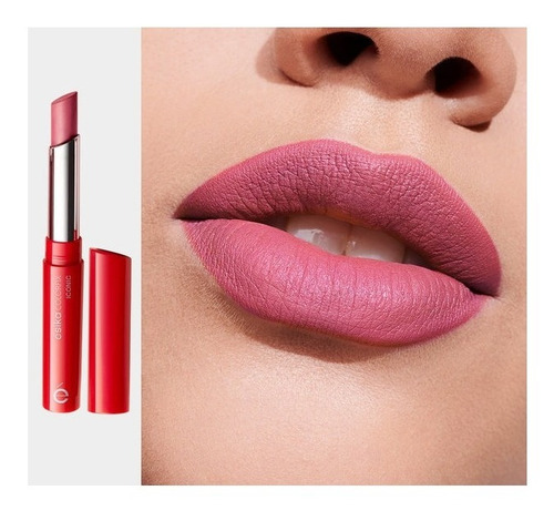 Labial Mate 24 H Duracion Colorfix Iconic Esika Rosa Vintage