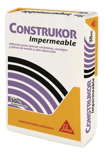 Klaukol Sika Construkor Adhesivo X 30 Kg Distribuidor Mendoza