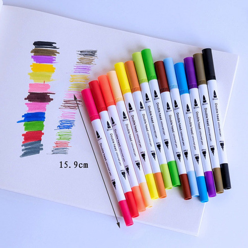 Marcadores De Pluma De Acuarela De 100 Colores Para Dibujar