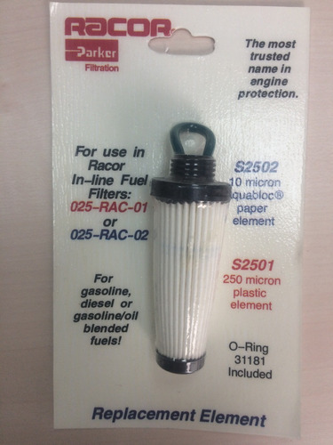 Filtro De Disel Racor Parker S2502 / 10 Micron