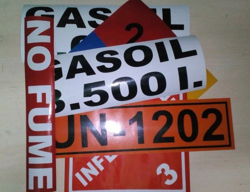 Rombos Nfpa Calcomanías Para Tanques De Gasoil Y Mas