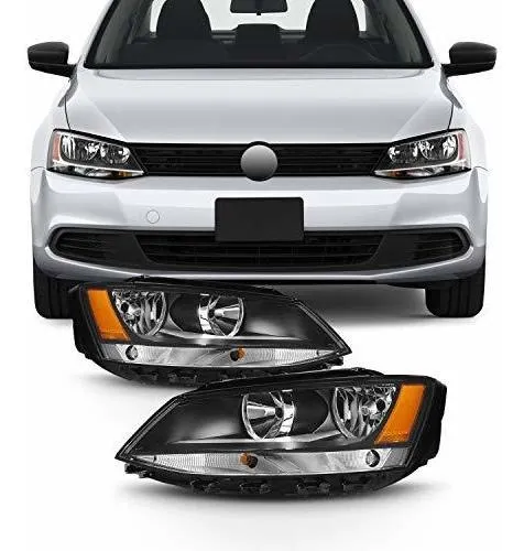 Faros Delanteros Directos Para Vw Jetta 11-18
