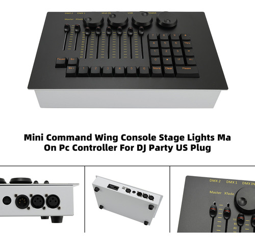 Mini Controlador De Luces De Escenario Para Dj Party Us Plug