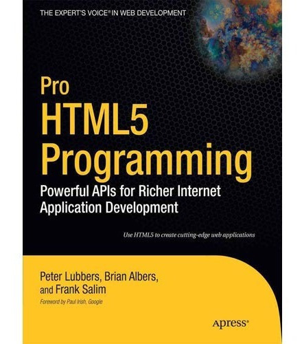Pro Html5 Programación: Potente Api Para Desarrollo De