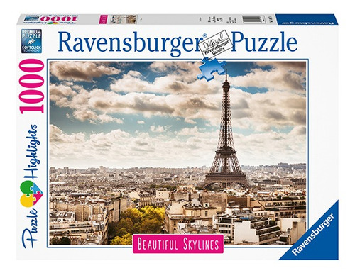 Puzzle Ciudad De París - 1000 Piezas