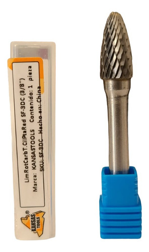 Lima Rotativa Carburo Tungs, Tipo Sf-3dc 3/8x3/4x1/4x2-1/2