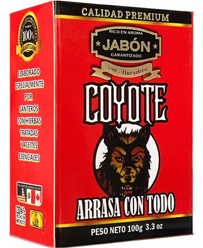 Jabon Arrasa Con Todo Coyote - Quita Mala Suerte