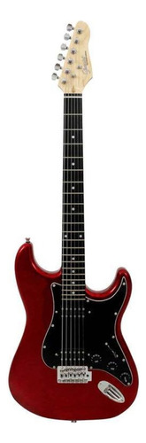 Guitarra Strato Elétrica Giannini G-102 Chave Seletora Cor Metallic Red Material Do Diapasão Madeira Técnica Orientação Da Mão Destro