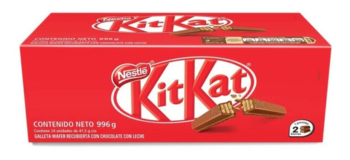 Kitkat Chocol 4 Dedos X24 1.5gr - Kg a $89900