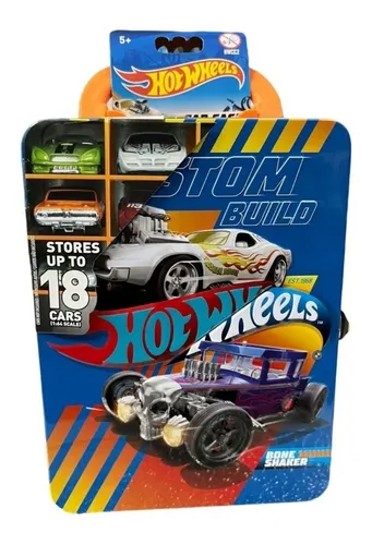 comprar Hot Wheels Valija Metalica Lata Porta 18 Autos 