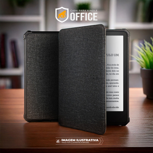 Capa Office Resistente À Água Com Alça Ergonômica Para Kindle 6'' 2022 (11ª Geração) / Novo Kindle 6'' 2024 Gshield