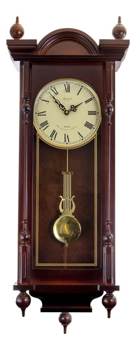 Bedford Clock Collection Grand Reloj De Pared Con Péndulo Co