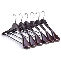 Comprar Perchas De Lujo De Caoba Trajes, Pack De 6, Perchas De ...