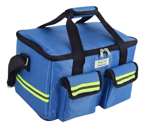 Bolsa De Primeros Auxilios Vacía, Bolsa De Emergencia Azul