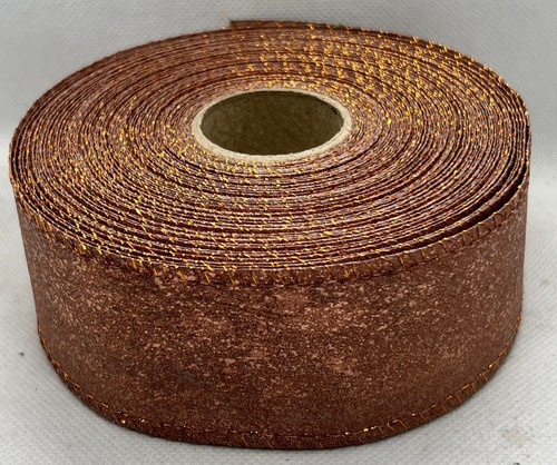 Fita Tnt Cobre 40mm Rolo Com 24,75 Metros Cor Marrom