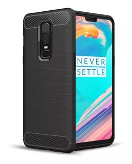 Funda Tpu Fibra De Carbono Compatible Con Oneplus 6