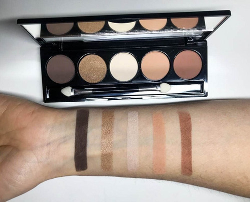 Imagen 3 de 5 de Paleta De Sombras X 5 Colores Xúlu Con Espejo Z455