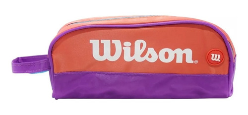 Cartuchera 65.050773 Wilson 1 Cierre Color - Salmon / Violet